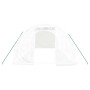 Invernadero con estructura de acero blanco 18 m² 6x3x2 m