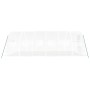 Invernadero con estructura de acero blanco 18 m² 6x3x2 m
