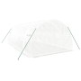 Invernadero con estructura de acero blanco 18 m² 6x3x2 m