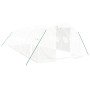 Invernadero con estructura de acero blanco 24 m² 8x3x2 m
