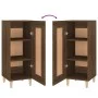 Sideboard aus eichenbraunem Holzwerkstoff, 34,5 x 34 x 90 cm von vidaXL, Sideboards - Ref: Foro24-817434, Preis: 47,37 €, Rab...
