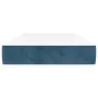 Dunkelblaue Taschenfederkernmatratze aus Samt, 100 x 200 x 20 cm von vidaXL, Matratzen - Ref: Foro24-347752, Preis: 151,25 €,...