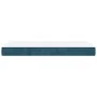 Dark blue velvet pocket spring mattress 100x200x20 cm by vidaXL, Mattresses - Ref: Foro24-347752, Price: 151,25 €, Discount: %