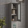 Armario de pared colgante gris Sonoma 34,5x34x90 cm de vidaXL, Aparadores - Ref: Foro24-817448, Precio: 51,97 €, Descuento: %