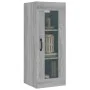 Armario de pared colgante gris Sonoma 34,5x34x90 cm de vidaXL, Aparadores - Ref: Foro24-817448, Precio: 51,97 €, Descuento: %