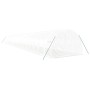Invernadero con estructura de acero blanco 66 m² 22x3x2 m