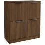 Sideboards 2 pcs brown oak plywood 60x30x70 cm by vidaXL, Sideboards - Ref: Foro24-3115811, Price: 122,57 €, Discount: %
