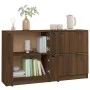Sideboards 2 pcs brown oak plywood 60x30x70 cm by vidaXL, Sideboards - Ref: Foro24-3115811, Price: 122,57 €, Discount: %