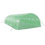 Invernadero con estructura de acero verde 32 m² 8x4x2 m