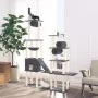 Katzenkratzbaum mit dunkelgrauen Sisalstämmen, 279 cm von vidaXL, Katzenmöbel - Ref: Foro24-171617, Preis: 126,41 €, Rabatt: %