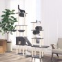 Katzenkratzbaum mit dunkelgrauen Sisalstämmen, 279 cm von vidaXL, Katzenmöbel - Ref: Foro24-171617, Preis: 128,36 €, Rabatt: %