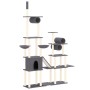 Katzenkratzbaum mit dunkelgrauen Sisalstämmen, 279 cm von vidaXL, Katzenmöbel - Ref: Foro24-171617, Preis: 128,36 €, Rabatt: %
