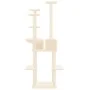 Cat scratching post with cream sisal posts 167 cm by vidaXL, Cat furniture - Ref: Foro24-171609, Price: 76,61 €, Discount: %