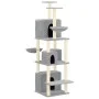Katzenkratzbaum mit hellgrauen Sisalstämmen 180 cm von vidaXL, Katzenmöbel - Ref: Foro24-171601, Preis: 99,32 €, Rabatt: %