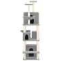 Cat scratching post with light gray sisal posts 180 cm by vidaXL, Cat furniture - Ref: Foro24-171601, Price: 97,51 €, Discoun...