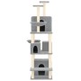 Rascador para gatos con postes de sisal gris claro 180 cm de vidaXL, Mobiliario para gatos - Ref: Foro24-171601, Precio: 99,4...