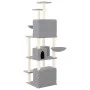 Cat scratching post with light gray sisal posts 180 cm by vidaXL, Cat furniture - Ref: Foro24-171601, Price: 97,51 €, Discoun...