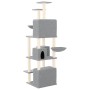 Katzenkratzbaum mit hellgrauen Sisalstämmen 180 cm von vidaXL, Katzenmöbel - Ref: Foro24-171601, Preis: 99,58 €, Rabatt: %