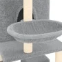Cat scratching post with light gray sisal posts 180 cm by vidaXL, Cat furniture - Ref: Foro24-171601, Price: 97,51 €, Discoun...