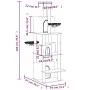 Cat scratching post with light gray sisal posts 180 cm by vidaXL, Cat furniture - Ref: Foro24-171601, Price: 97,51 €, Discoun...