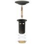 Schwarz Überlauf-Funktion Push-Abfluss 6,4x6,4x9,1 cm von vidaXL, Wasserhähne - Ref: Foro24-149056, Preis: 12,37 €, Rabatt: %