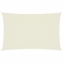 Toldo de vela rectangular tela Oxford color crema 2x4,5 m
