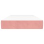 Pink velvet pocket spring mattress 90x190x20 cm by vidaXL, Mattresses - Ref: Foro24-347713, Price: 143,81 €, Discount: %