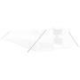 Invernadero con estructura de acero blanco 64 m² 16x4x2 m