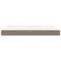 Pocket spring mattress taupe gray fabric 120x200x20 cm by vidaXL, Mattresses - Ref: Foro24-347758, Price: 165,17 €, Discount: %
