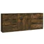 3-piece plywood sideboard in smoked oak color by vidaXL, Sideboards - Ref: Foro24-3115801, Price: 227,29 €, Discount: %
