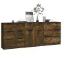 3-piece plywood sideboard in smoked oak color by vidaXL, Sideboards - Ref: Foro24-3115801, Price: 227,29 €, Discount: %