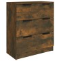 3-teiliges Sideboard aus geräucherter Eiche und Sperrholz von vidaXL, Sideboards - Ref: Foro24-3115801, Preis: 236,22 €, Raba...