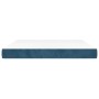 Dark blue velvet pocket spring mattress 160x200x20 cm by vidaXL, Mattresses - Ref: Foro24-347832, Price: 236,42 €, Discount: %