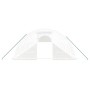 Invernadero con estructura de acero blanco 96 m² 24x4x2 m
