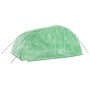 Invernadero con estructura de acero verde 20 m² 5x4x2,3 m
