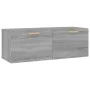 Armario pared madera contrachapada gris Sonoma 100x36,5x35 cm de vidaXL, Taquillas y armarios de almacenamiento - Ref: Foro24...