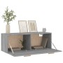 Sonoma grau Sperrholz-Hängeschrank 100x36,5x35 cm von vidaXL, Schließfächer und Lagerschränke - Ref: Foro24-817610, Preis: 57...