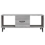 Mesa de centro madera contrachapada gris Sonoma 102x50x40 cm de vidaXL, Mesas de centro - Ref: Foro24-817529, Precio: 49,61 €...