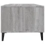 Mesa de centro madera contrachapada gris Sonoma 102x50x40 cm de vidaXL, Mesas de centro - Ref: Foro24-817529, Precio: 49,19 €...