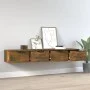 Räuchereiche Sperrholz-Hängeschränke 2 Stück 68x30x20 cm von vidaXL, Regale und Regale - Ref: Foro24-3115897, Preis: 86,42 €,...