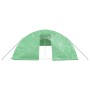 Invernadero con estructura de acero verde 110 m² 22x5x2,3 m