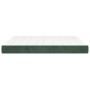 Colchón muelles ensacados terciopelo verde oscuro 180x200x20 cm de vidaXL, Colchones - Ref: Foro24-347851, Precio: 276,12 €, ...