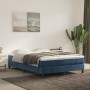 Dark blue velvet pocket spring mattress 140x200x20 cm by vidaXL, Mattresses - Ref: Foro24-347812, Price: 210,06 €, Discount: %