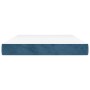 Dark blue velvet pocket spring mattress 140x200x20 cm by vidaXL, Mattresses - Ref: Foro24-347812, Price: 210,06 €, Discount: %