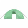 Invernadero con estructura de acero verde 120 m² 24x5x2,3 m