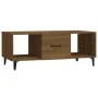 Couchtisch aus braunem Eichensperrholz, 102 x 50 x 40 cm von vidaXL, Couchtisch - Ref: Foro24-817530, Preis: 66,17 €, Rabatt: %
