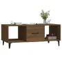 Couchtisch aus braunem Eichensperrholz, 102 x 50 x 40 cm von vidaXL, Couchtisch - Ref: Foro24-817530, Preis: 66,17 €, Rabatt: %