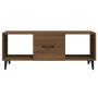 Couchtisch aus braunem Eichensperrholz, 102 x 50 x 40 cm von vidaXL, Couchtisch - Ref: Foro24-817530, Preis: 66,99 €, Rabatt: %