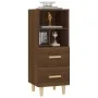 Sideboard aus braunem Eichensperrholz, 34,5 x 34 x 90 cm von vidaXL, Sideboards - Ref: Foro24-817416, Preis: 48,23 €, Rabatt: %