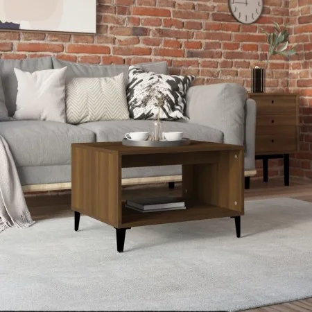 Couchtisch aus braunem Eichensperrholz, 60 x 50 x 40 cm von vidaXL, Couchtisch - Ref: Foro24-817524, Preis: 38,67 €, Rabatt: %